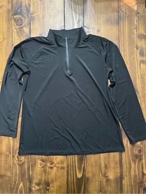 Essentials Black Crew Neck Long Sleeve Top